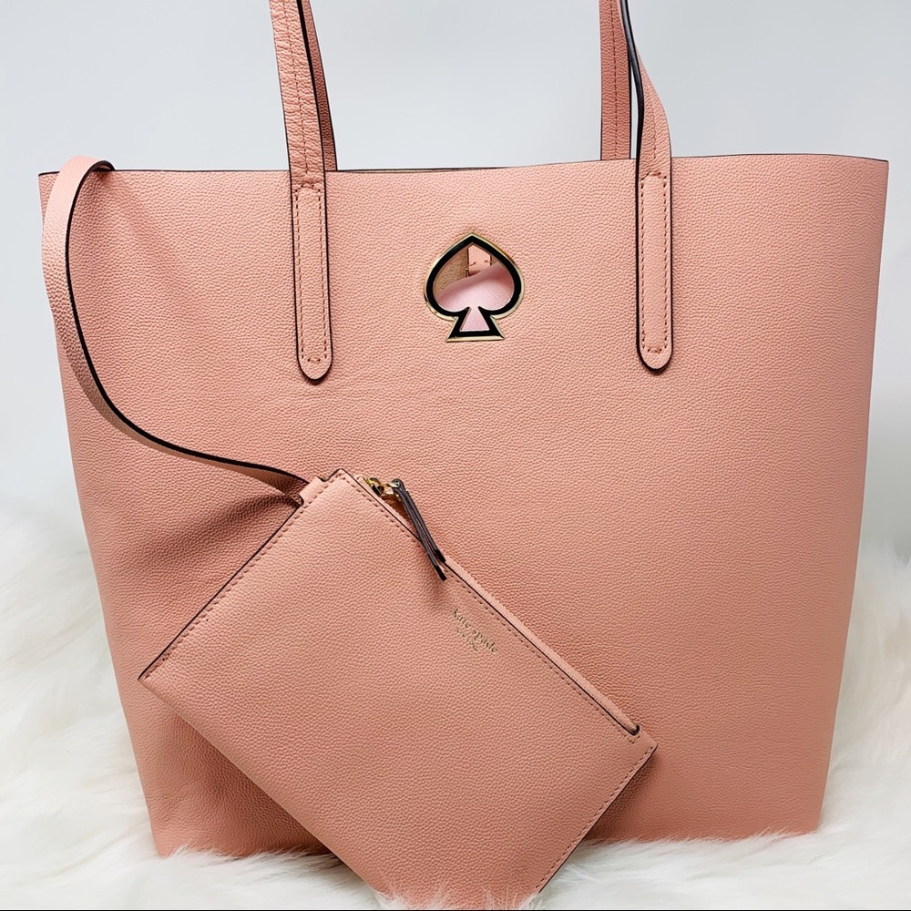 Kate spade Suzy ns tote cosmetic pink large new - Picture 3 of 8